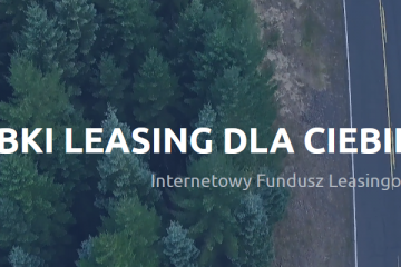 Internetowy Fundusz Leasingowy screen ze strony głównej