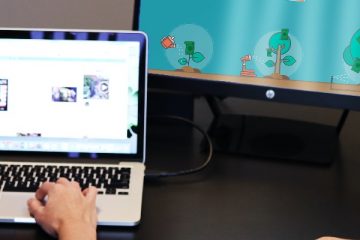 laptop i monitor